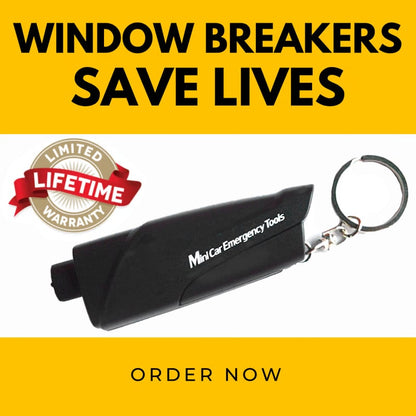 🔥2-in-1 緊急用窓割り＆シートベルトカッター