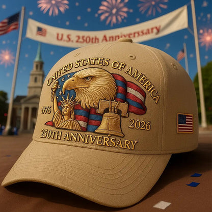 アメリカ合衆国建国250周年記念ベースボールキャップ