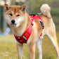 反射素材付き引っ張り防止調節可能犬用ベストハーネス