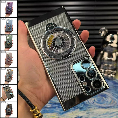 スリム放熱スマホケース（ジャイロスコープ対応マグネットブラケット付属） Samsung S24-21、Note20用