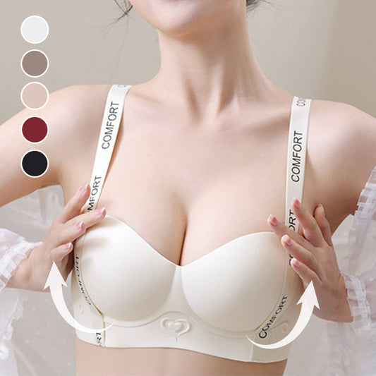 女性用ワイヤレスプッシュアップブラ