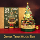 🎄手作りクリスマスツリー型音楽箱🎶