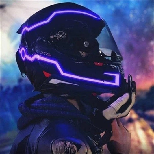 オートバイ用ヘルメットLEDライトバー