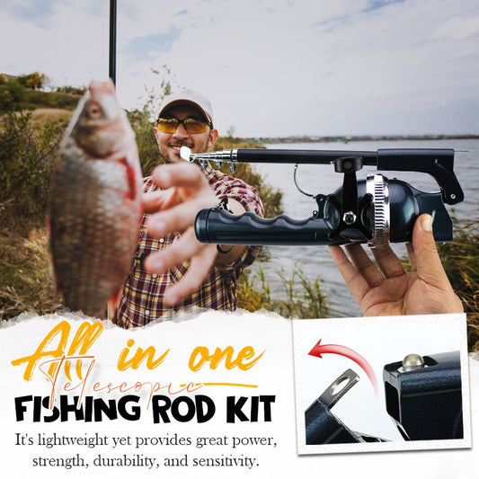 🎁All-in-one Telescopic Fishing Rod Kit⏳