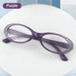 ブルーライトカット機能付きキャットアイ老眼鏡